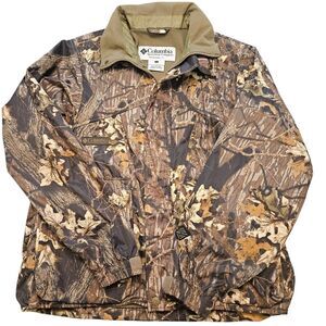 Columbia Hunting Jacket Mens Small Mossy Oak‎ Break Up Camo Omni Tech
